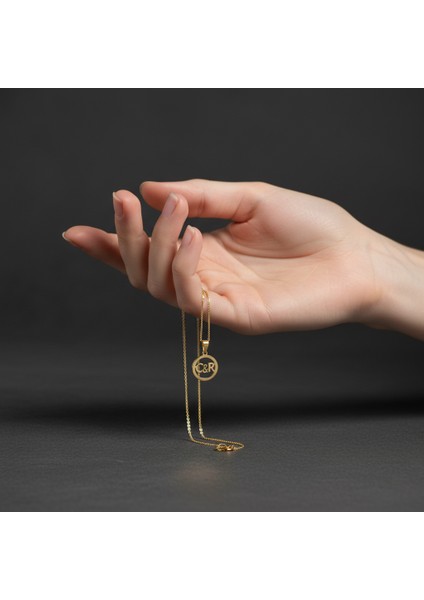 8 Ayar Altın Kolye Ucu C&r GM10759 0.5 gr fiyatları