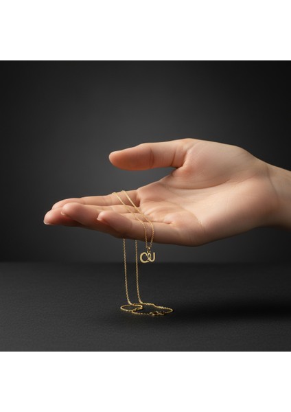 8 Ayar Altın Kolye Ucu C&u GM10795 0.5 gr fiyatları