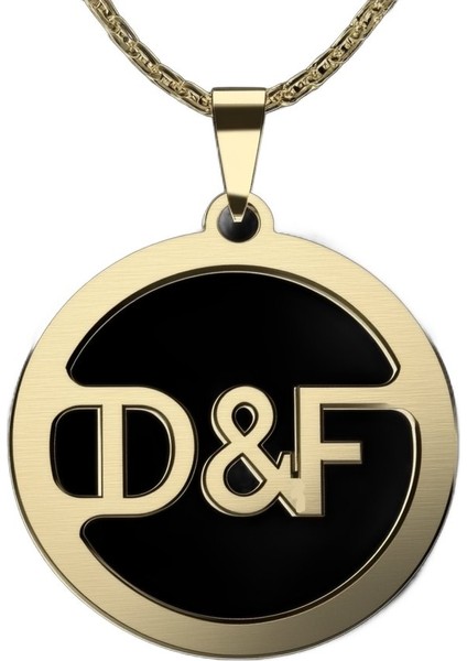 8 Ayar Altın Kolye Ucu D&f GM10857 0.5 gr