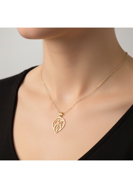 8 Ayar Altın Kolye Ucu C&t GM10782 1 gr