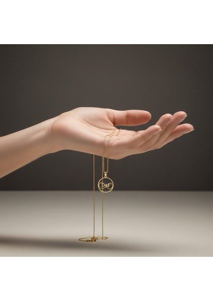 8 Ayar Altın Kolye Ucu D&f GM10861 1 gr fiyatları