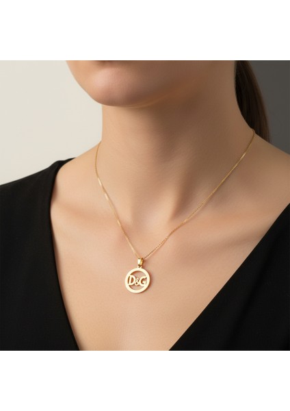 8 Ayar Altın Kolye Ucu D&g GM10879 1 gr