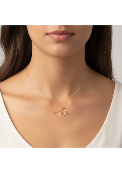 8 Ayar Altın Kolye Ucu D&l GM10961 1 gr