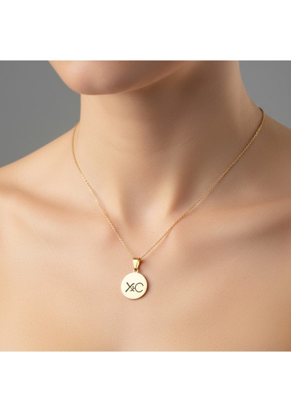 8 Ayar Altın Kolye Ucu C&x GM10821 0.5 gr