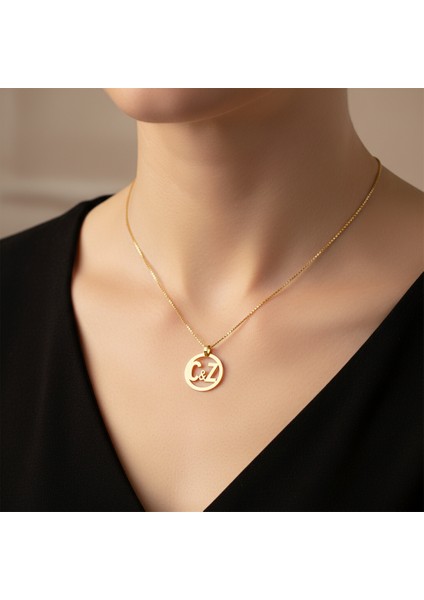 8 Ayar Altın Kolye Ucu C&z GM10836 0.5 gr