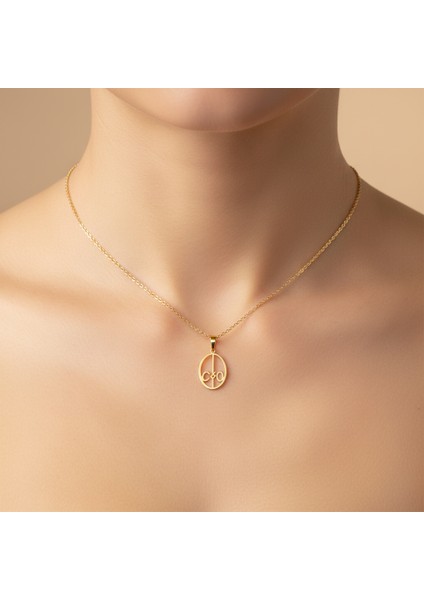 8 Ayar Altın Kolye Ucu C&o GM10719 1 gr