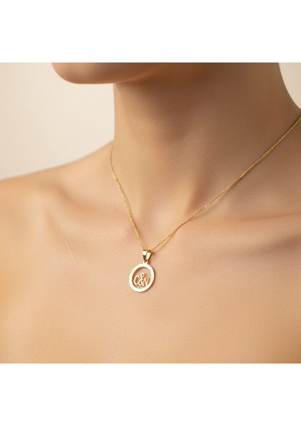 8 Ayar Altın Kolye Ucu C&n GM10704 0.5 gr