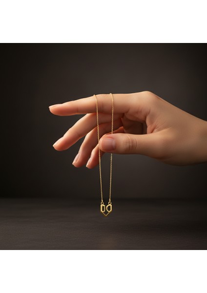 8 Ayar Altın Kolye Ucu C&u GM10786 0.5 gr fiyatları