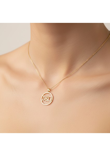 14 Ayar Altın Kolye Ucu D&o GM11012 0.5 gr