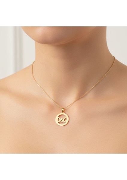 8 Ayar Altın Kolye Ucu D&g GM10888 1 gr