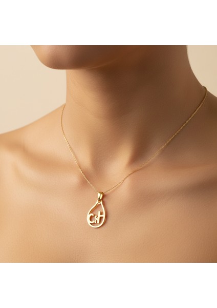 8 Ayar Altın Kolye Ucu C&h GM10618 0.5 gr