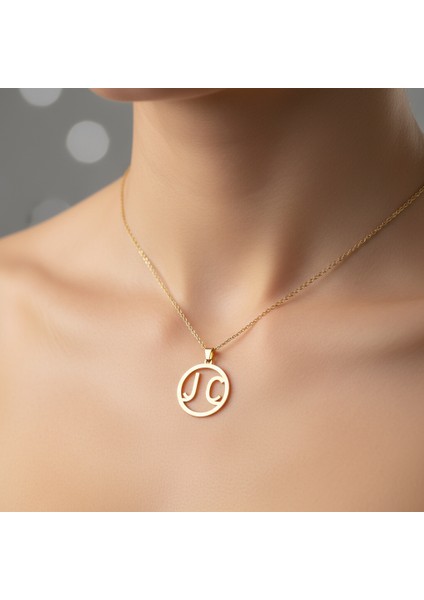 8 Ayar Altın Kolye Ucu C&j GM10659 0.5 gr