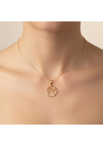 8 Ayar Altın Kolye Ucu C&p GM10727 0.5 gr