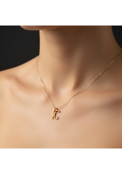 8 Ayar Altın Kolye Ucu C&ı GM10644 1 gr