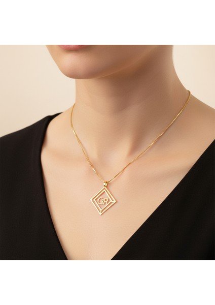 8 Ayar Altın Kolye Ucu C&r GM10751 1 gr