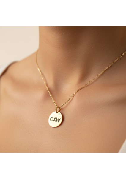 8 Ayar Altın Kolye Ucu C&w GM10814 1 gr