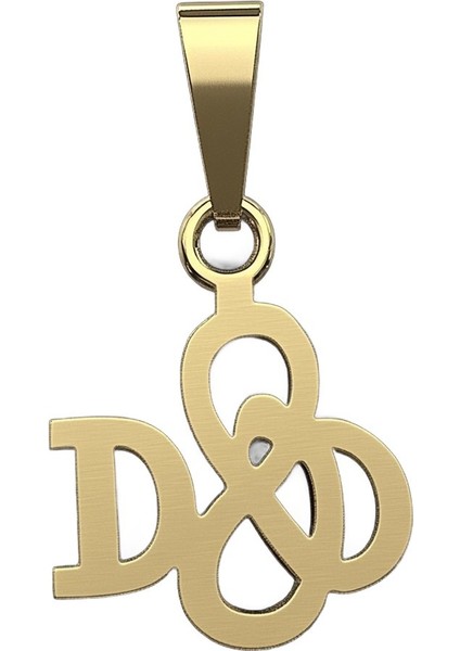8 Ayar Altın Kolye Ucu D&d GM10841 1 gr