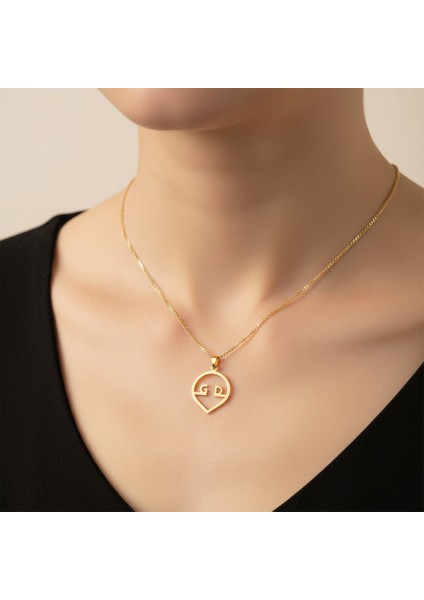 8 Ayar Altın Kolye Ucu D&g GM10878 1 gr