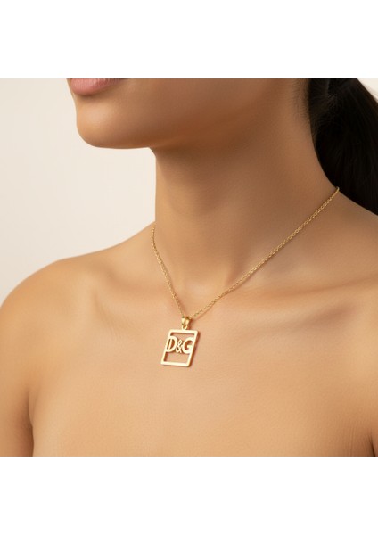 8 Ayar Altın Kolye Ucu D&g GM10874 0.5 gr