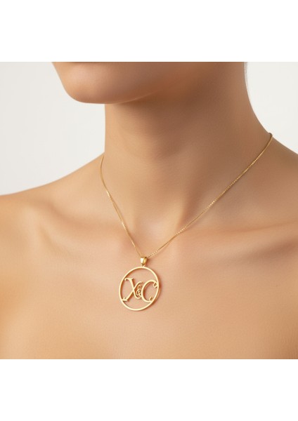 8 Ayar Altın Kolye Ucu C&x GM10824 1 gr