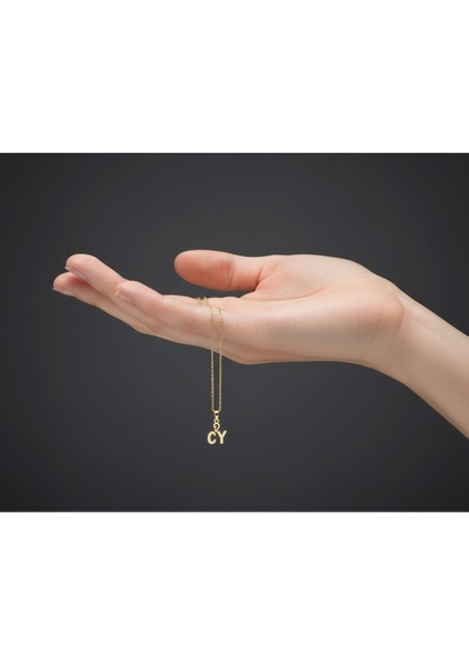 8 Ayar Altın Kolye Ucu C&y GM10828 1 gr fiyatları