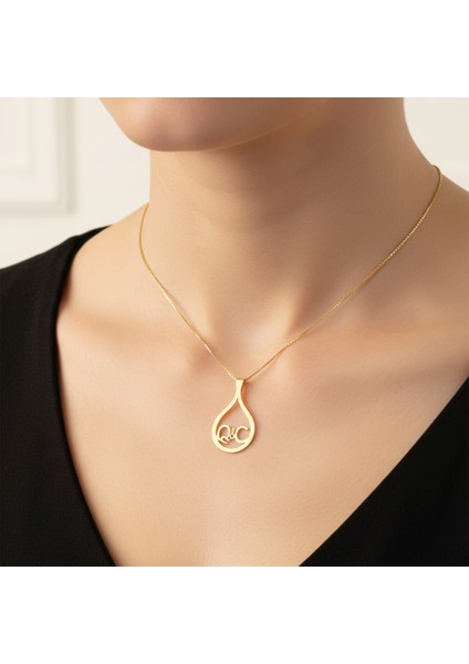 8 Ayar Altın Kolye Ucu C&q GM10735 0.5 gr