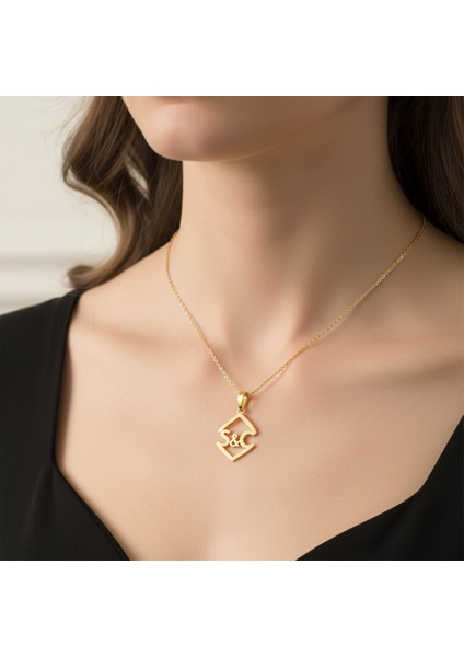 8 Ayar Altın Kolye Ucu C&s GM10767 0.5 gr