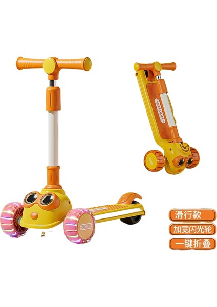 Çocuk Scooter 1 A 3 Yaşında 3'ü 1 Arada Erkek ve Kız Bebek Scooter Oturabilir ve Sürülebilir (Yurt Dışından)