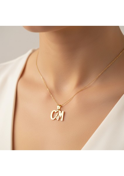 8 Ayar Altın Kolye Ucu C&m GM10691 0.5 gr