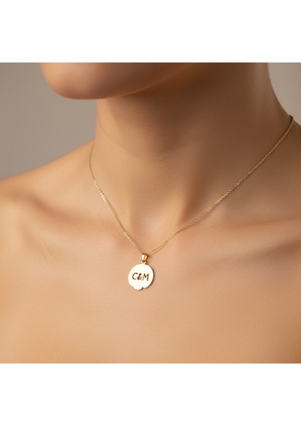 8 Ayar Altın Kolye Ucu C&m GM10700 0.5 gr