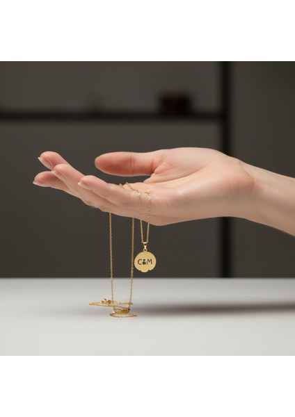 8 Ayar Altın Kolye Ucu C&m GM10700 0.5 gr fiyatları