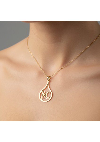 8 Ayar Altın Kolye Ucu C&r GM10748 0.5 gr