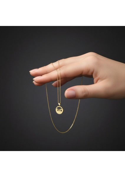 8 Ayar Altın Kolye Ucu D&e GM10848 0.5 gr fiyatları