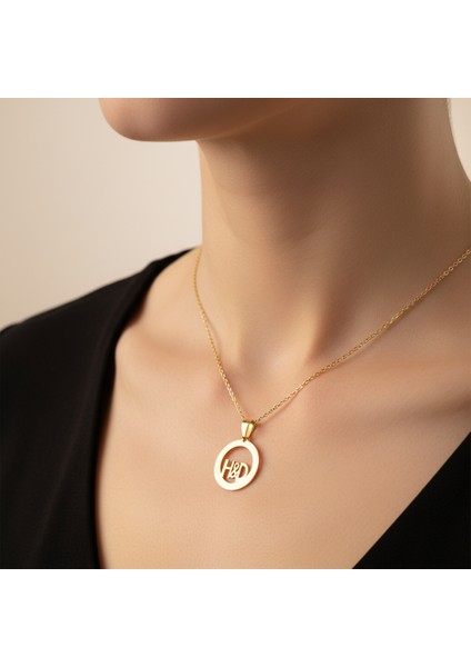 8 Ayar Altın Kolye Ucu D&h GM10894 0.5 gr