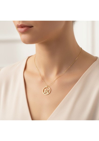 8 Ayar Altın Kolye Ucu D&ı GM10913 0.5 gr