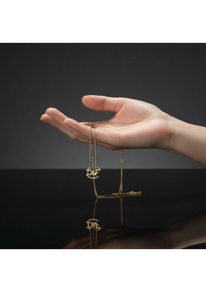 8 Ayar Altın Kolye Ucu D&f GM10862 1 gr fiyatları