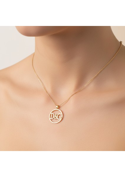 8 Ayar Altın Kolye Ucu D&g GM10867 1 gr