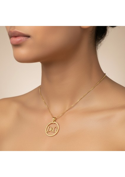 8 Ayar Altın Kolye Ucu D&g GM10875 1 gr