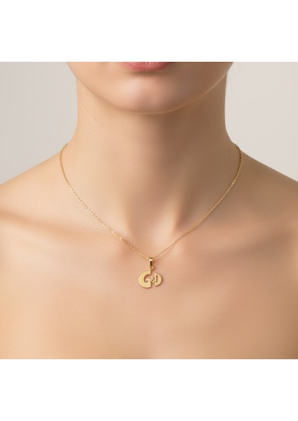 8 Ayar Altın Kolye Ucu D&g GM10889 1 gr