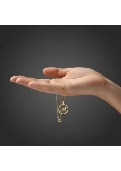 8 Ayar Altın Kolye Ucu D&m GM10966 1 gr fiyatları