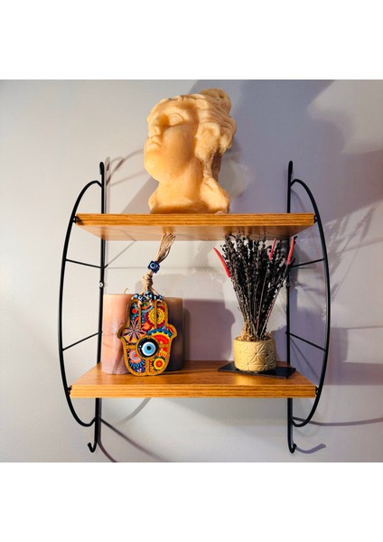 Nazar Boncuklu Fatıma Ana Eli Ahşap Desenli Dekoratif Hediyelik Duvar Süsü, 24 cm Hamsa Bereket indirimleri