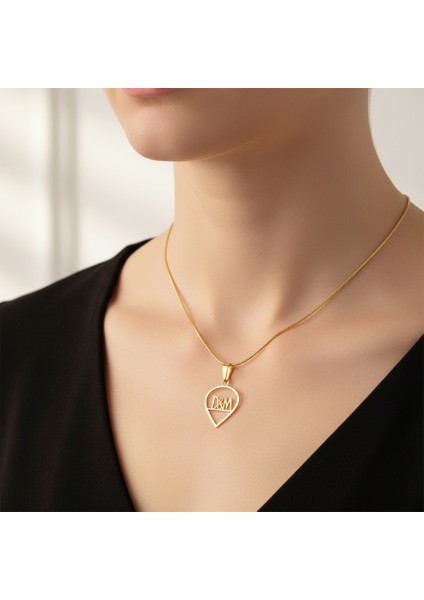 8 Ayar Altın Kolye Ucu D&m GM10972 1 gr