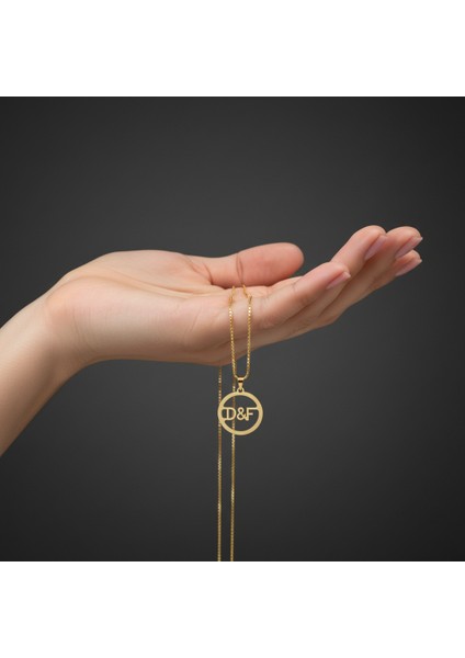 8 Ayar Altın Kolye Ucu D&f GM10857 1 gr fiyatları