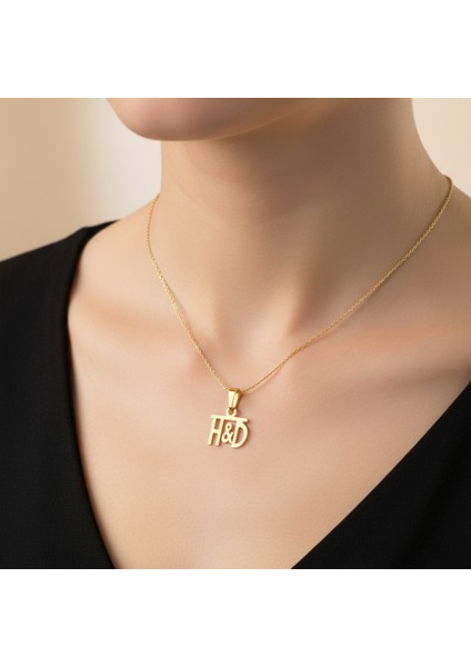 8 Ayar Altın Kolye Ucu D&h GM10905 0.5 gr