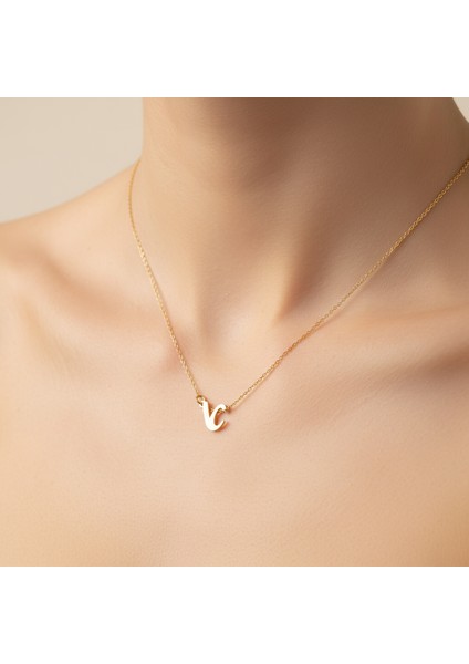 8 Ayar Altın Kolye Ucu C&v GM10801 0.5 gr