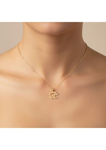 8 Ayar Altın Kolye Ucu C&v GM10805 0.5 gr