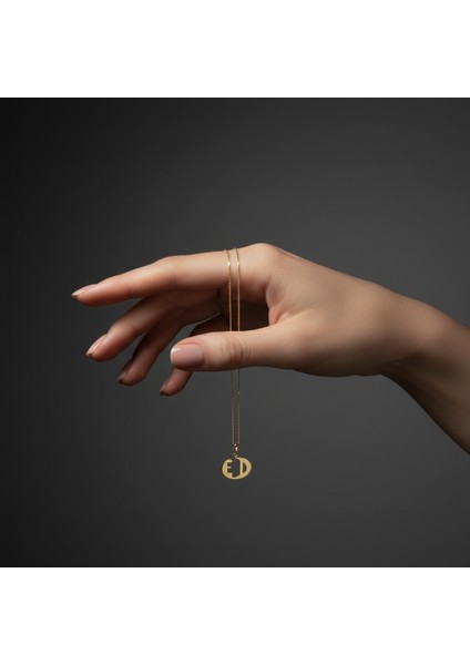 8 Ayar Altın Kolye Ucu D&e GM10855 0.5 gr fiyatları