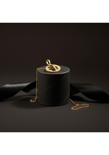 8 Ayar Altın Kolye Ucu D&e GM10855 0.5 gr modelleri