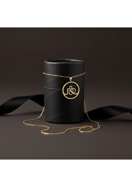 8 Ayar Altın Kolye Ucu D&f GM10859 0.5 gr modelleri