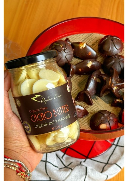 Organik Cacao Butter Wafer Flake Pul Kakao Yağı 170 G fırsatları